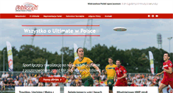 Desktop Screenshot of frisbee.pl