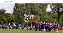 Desktop Screenshot of frisbee.dk